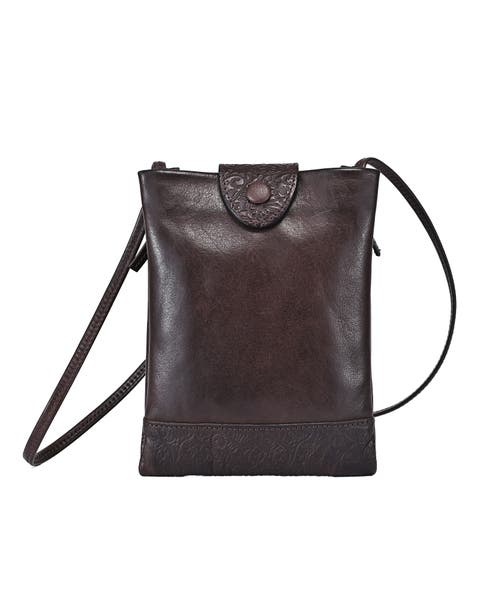 Lily Genuine Leather Structured Convertible Crossbody
