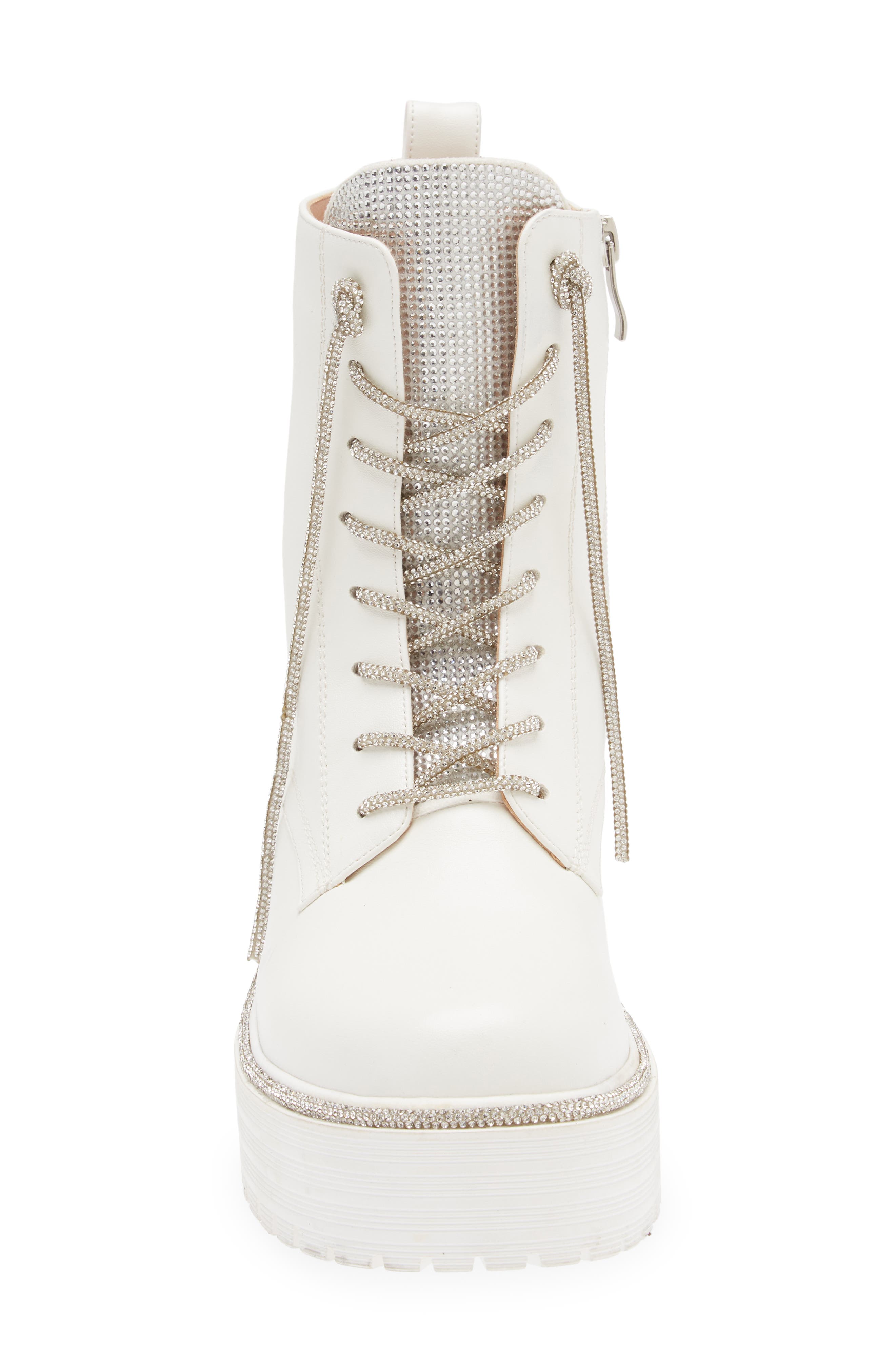 Attentive Bootie, Alternate, color, WHITE