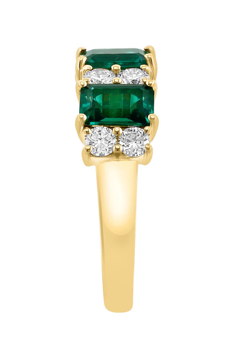 EFFY 14K Yellow Gold Lab-Created Semiprecious Stone & Diamond Ring, Alternate, color, 