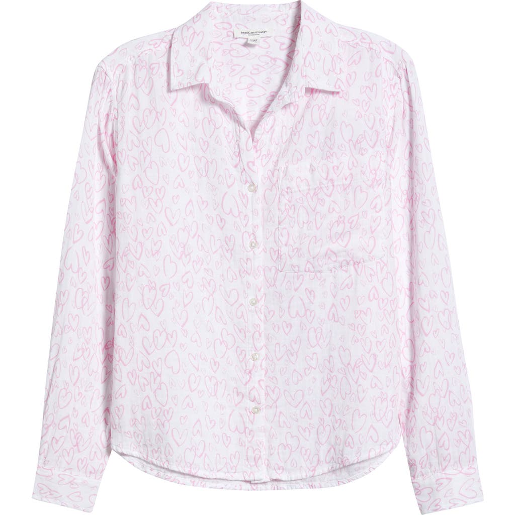 BEACHLUNCHLOUNGE BEACHLUNCHLOUNGE CAM COTTON GAUZE BUTTON-UP SHIRT