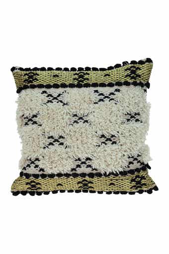 PARKLAND COLLECTION Leopold Transitional Ivory Throw Pillow