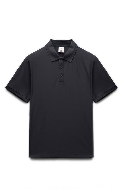 Reigning Champ Tech Pique Playoff Polo Navy In Navy
