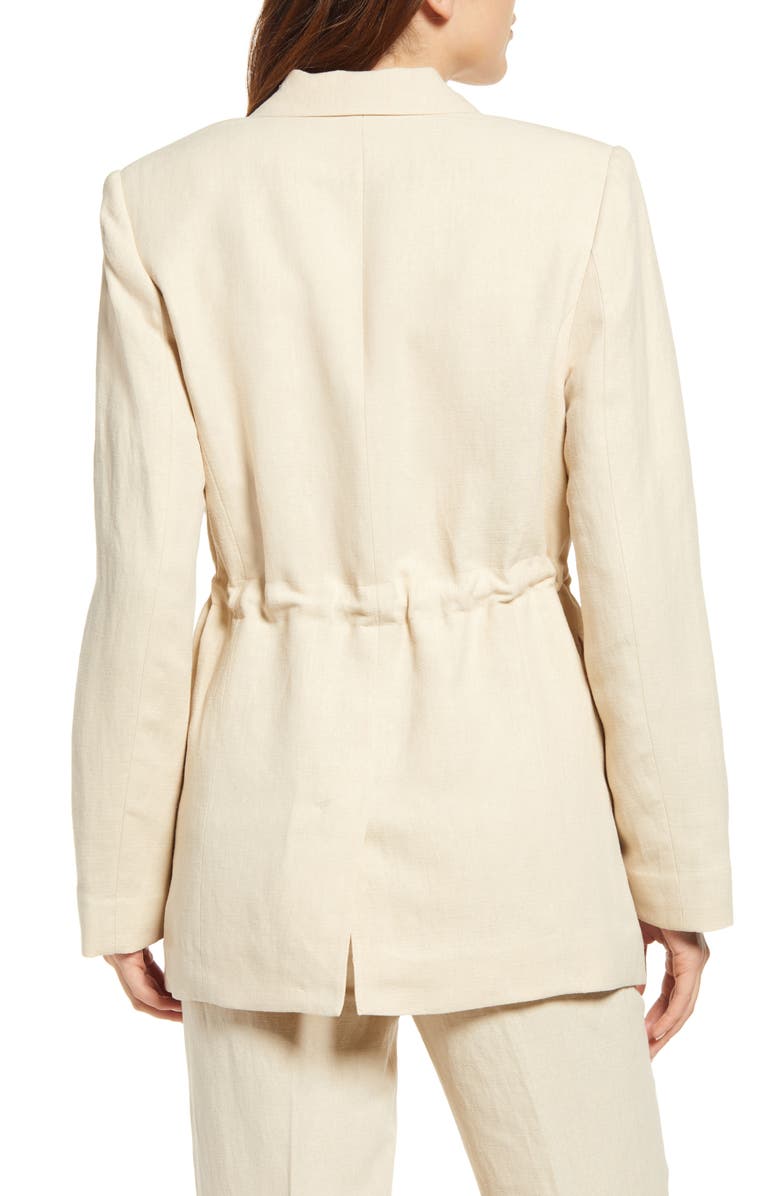 & Other Stories Silk & Linen Blazer, Alternate, color, 