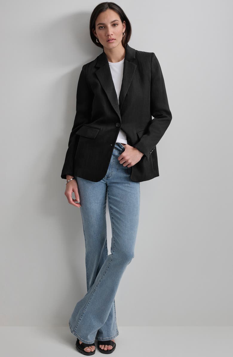 DKNY Organza Blazer, Alternate, color, 