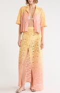 Maaji Clay Lace Wrap Cover-Up Skirt