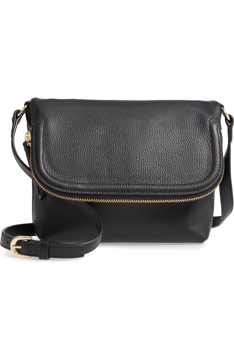 Nordstrom Annie Leather Crossbody Bag, Main, color,