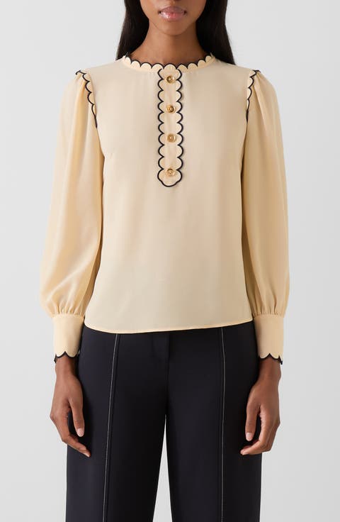 Jenny Scallop Top