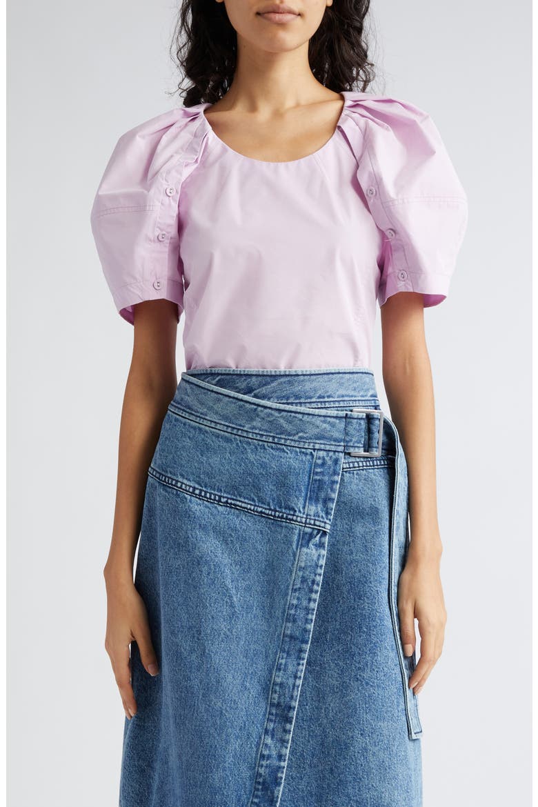 Bloom Sleeve Top, Main, color, WISTERIA