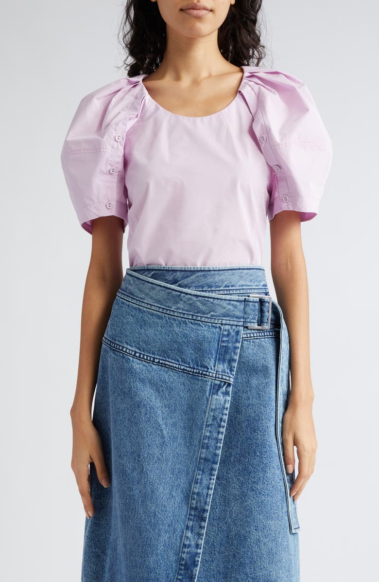3.1 Phillip Lim Bloom Sleeve Top, Main, color, 