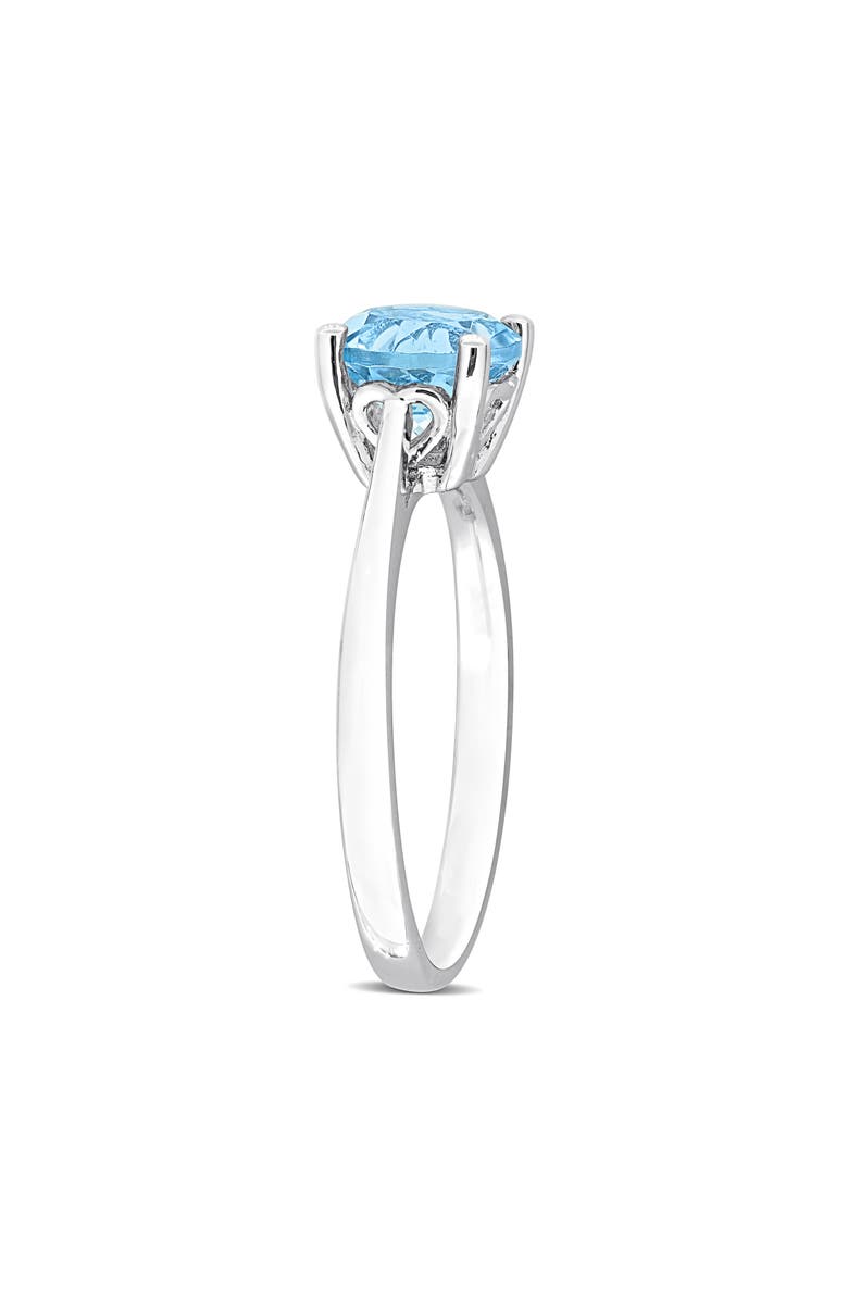 DELMAR Sky Blue Topaz Solitaire Ring, Alternate, color, Blue