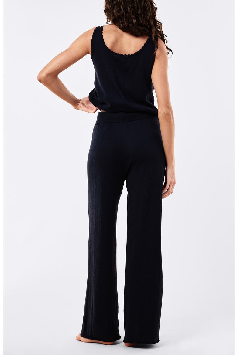 Cotton and Cashmere Sleep Pants, Alternate, color, DEEP NAVY