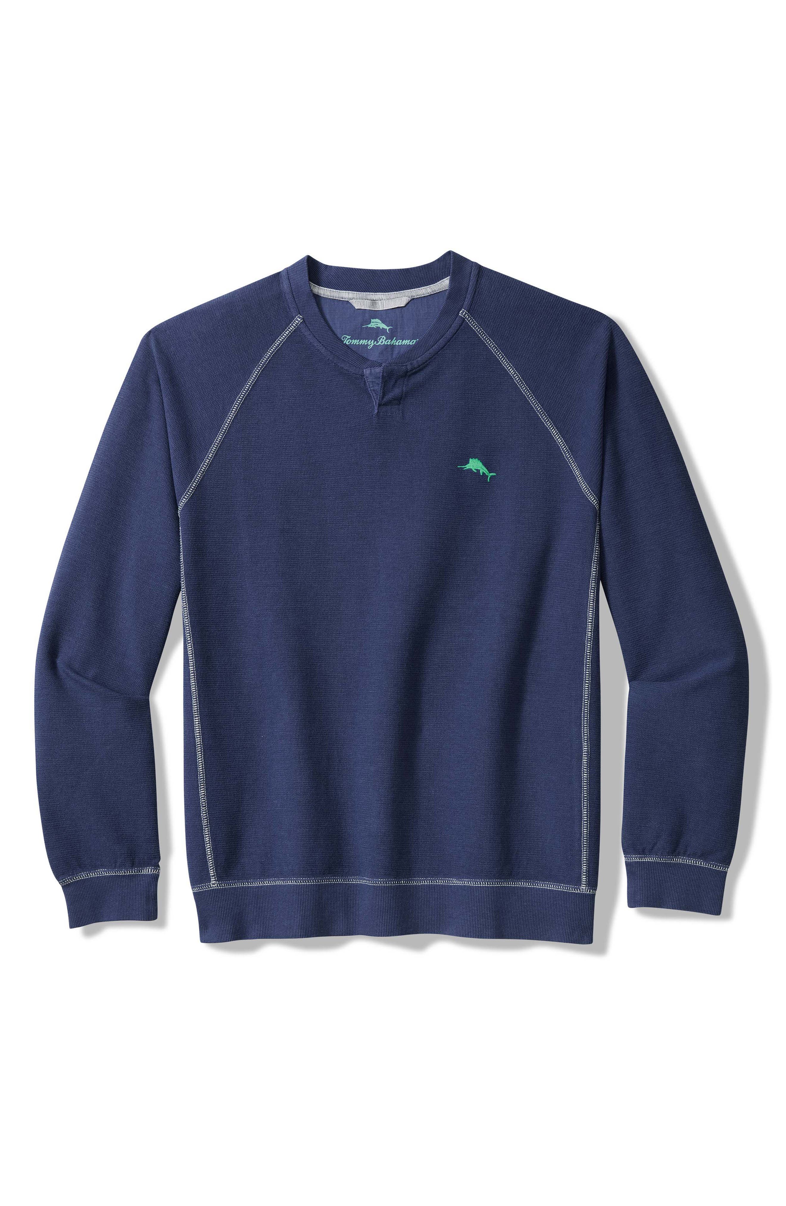 Montego Bay Abaco Notch Neck Sweatshirt