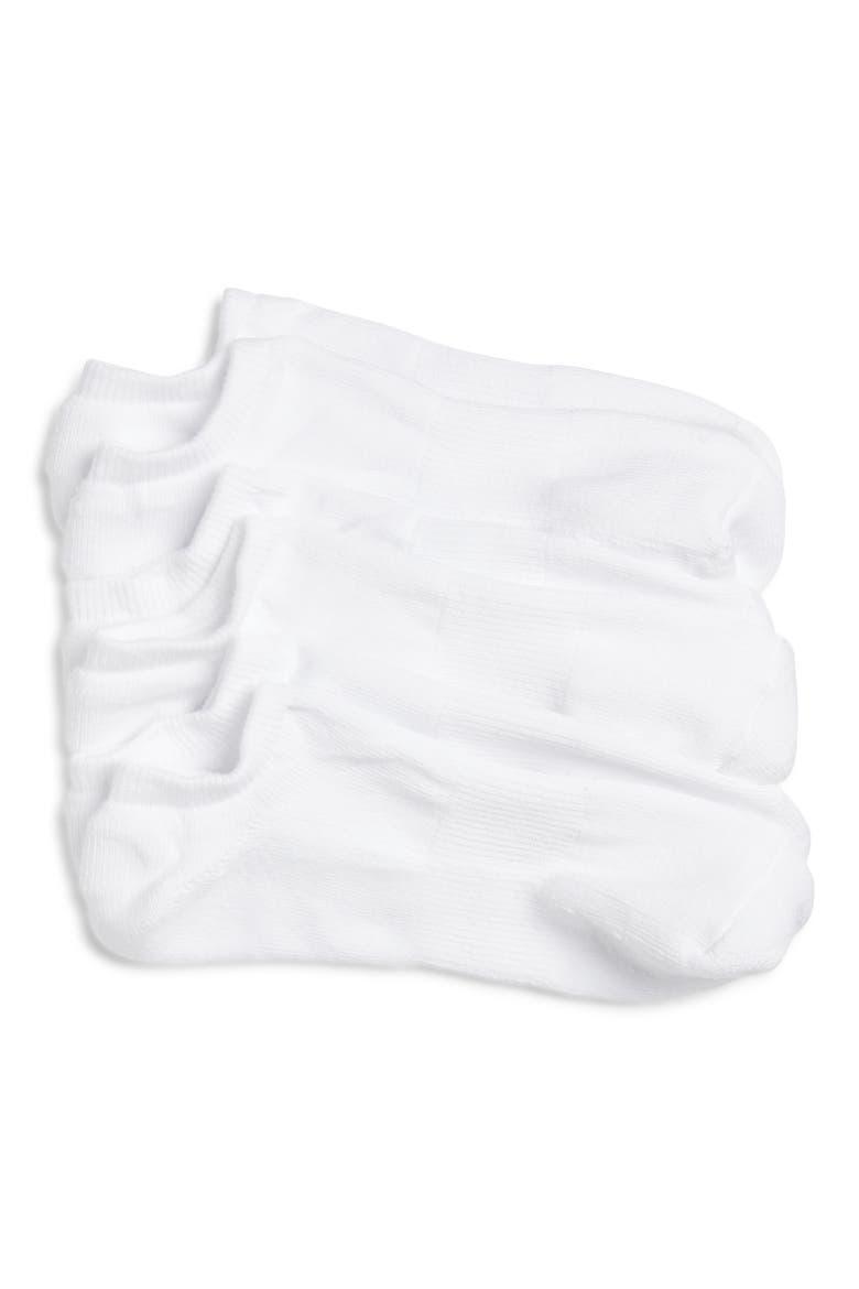 3-Pack Everyday No-Show Socks, Main, color, WHITE