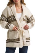 Lee Patterned Belted Cardigan
