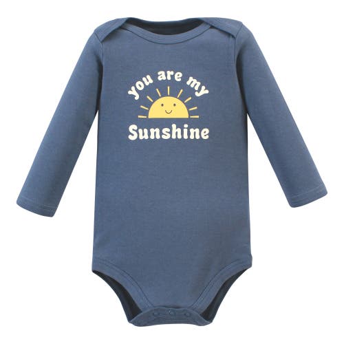 Hudson Baby Essential Long-sleeve Cotton Bodysuit Triple Set
