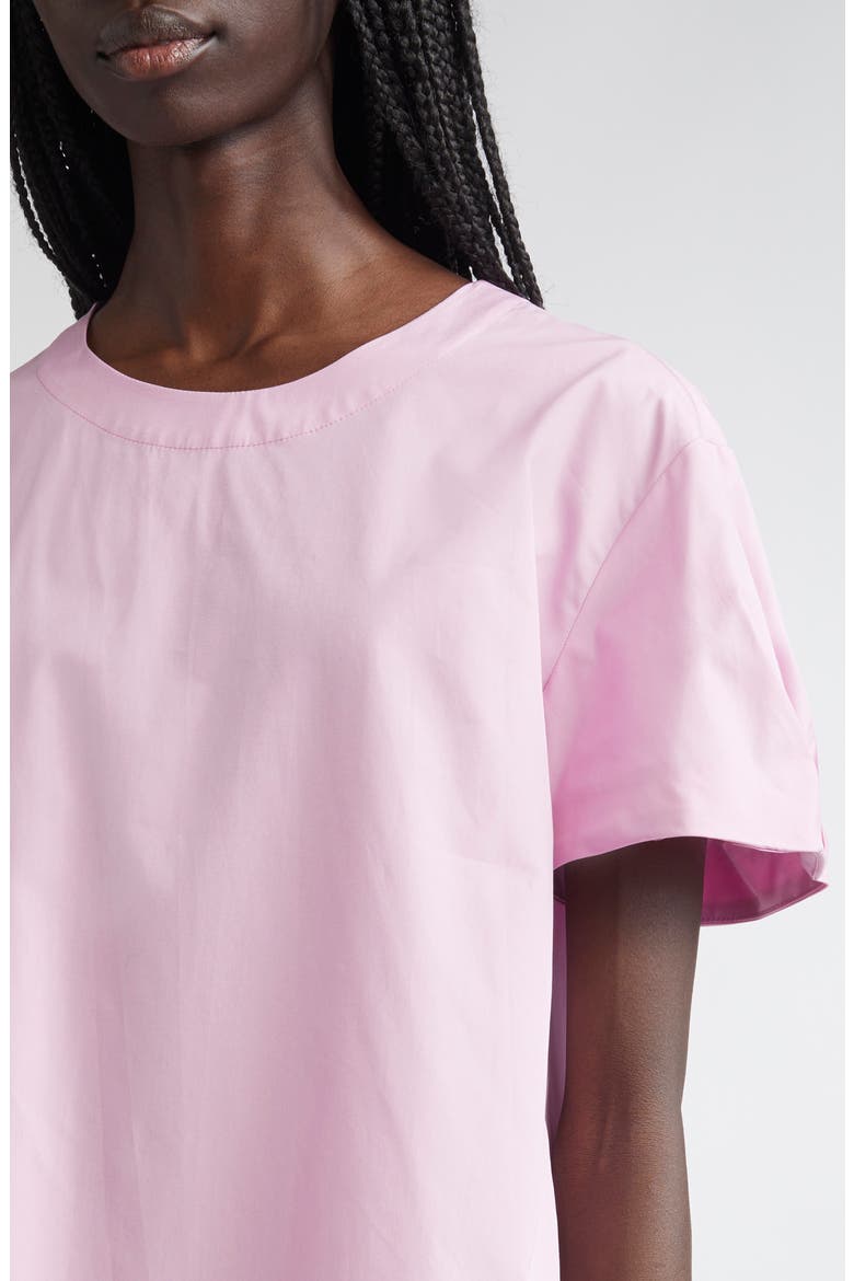 Dahlia Puff Sleeve Cotton Top, Alternate, color, HYDRANGEA PINK
