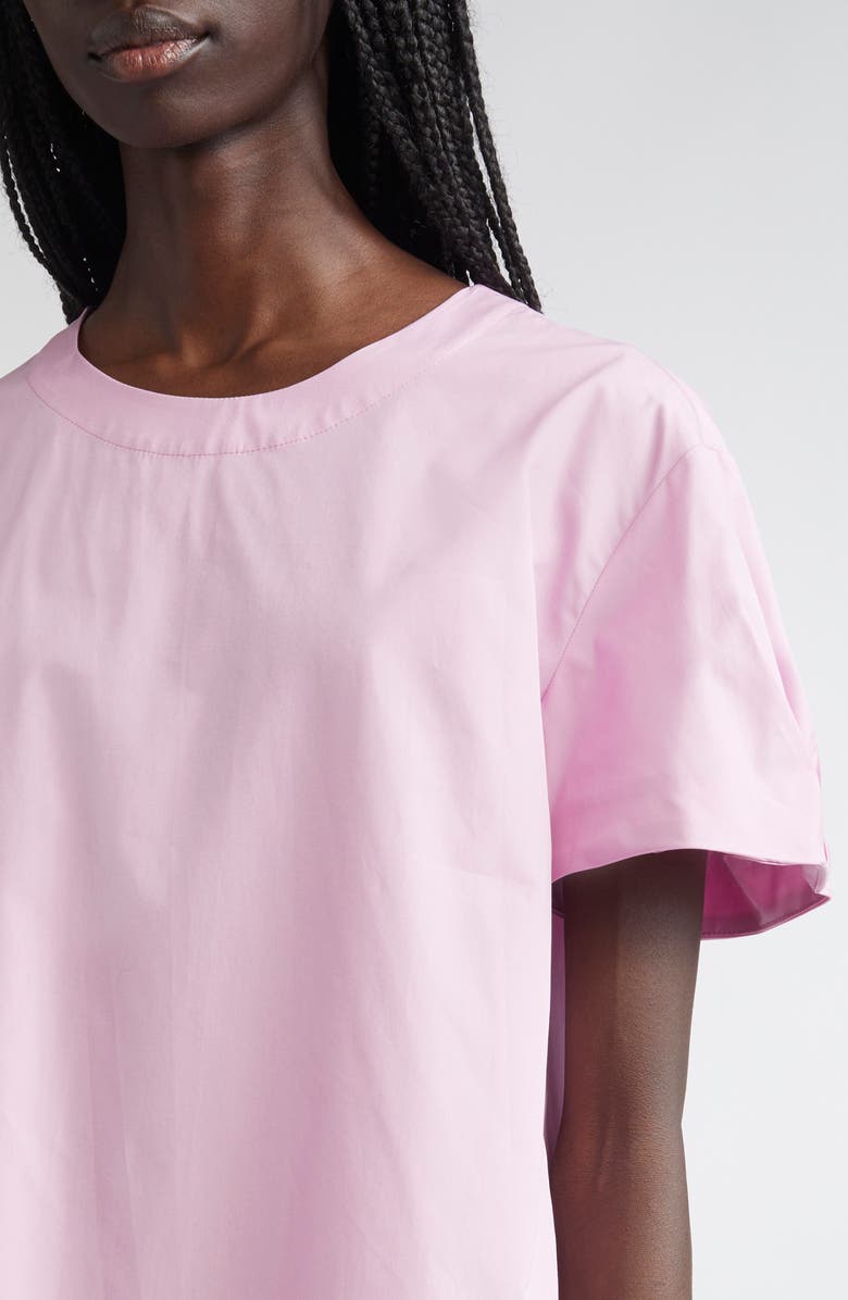 Max Mara Dahlia Puff Sleeve Cotton Top, Alternate, color, 