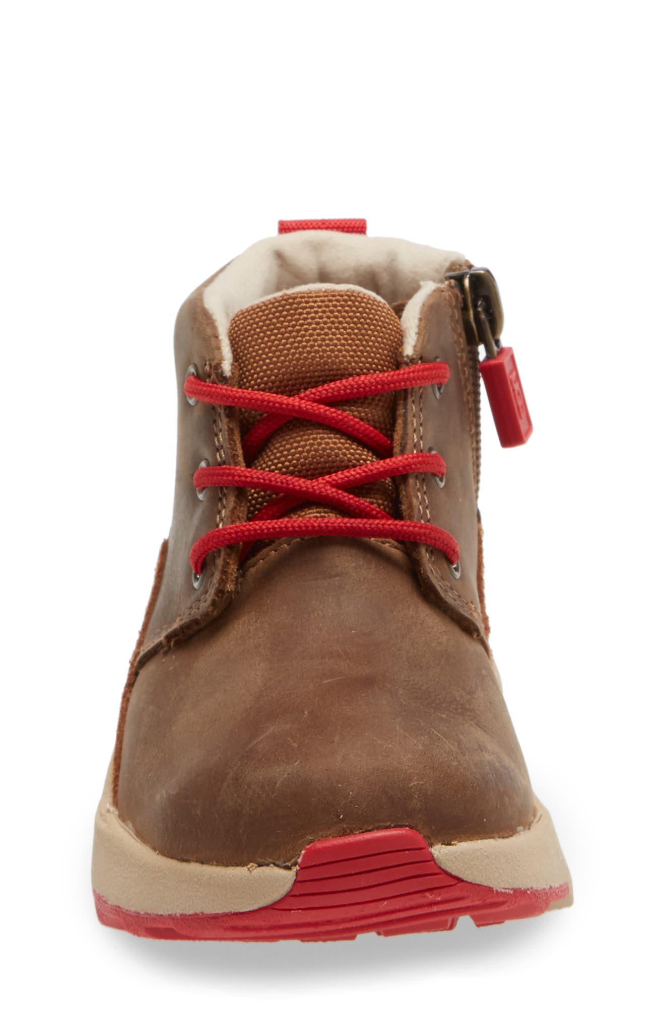 UGG<sup>®</sup> Canoe III Weather Sneaker, Alternate, color, Walnut / Samba Red