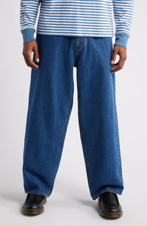 Obey Bigwig Baggy Jeans in Stone Wash Indigo 