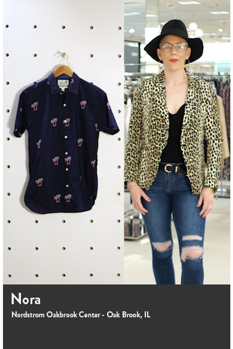 Slim Fit Short Sleeve Button-Up Shirt video
