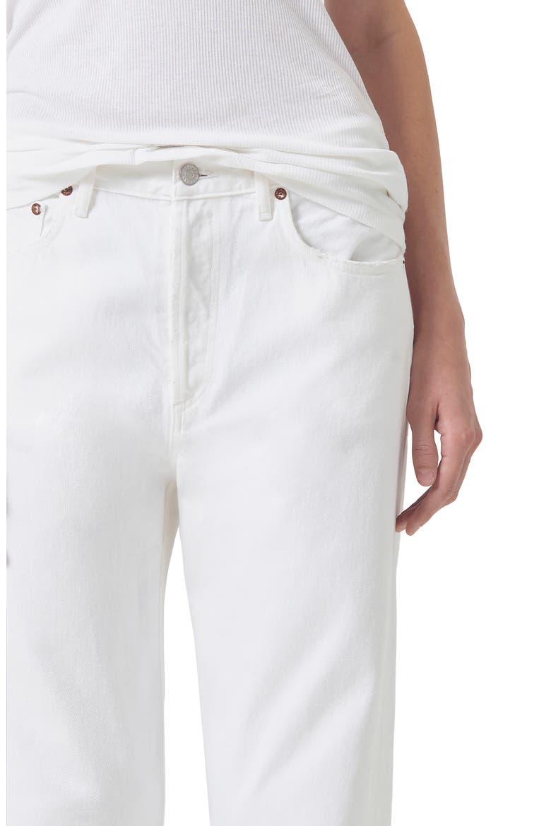 Fran High Waist Wide Straight Leg Jeans, Alternate, color, MILKSHAKE