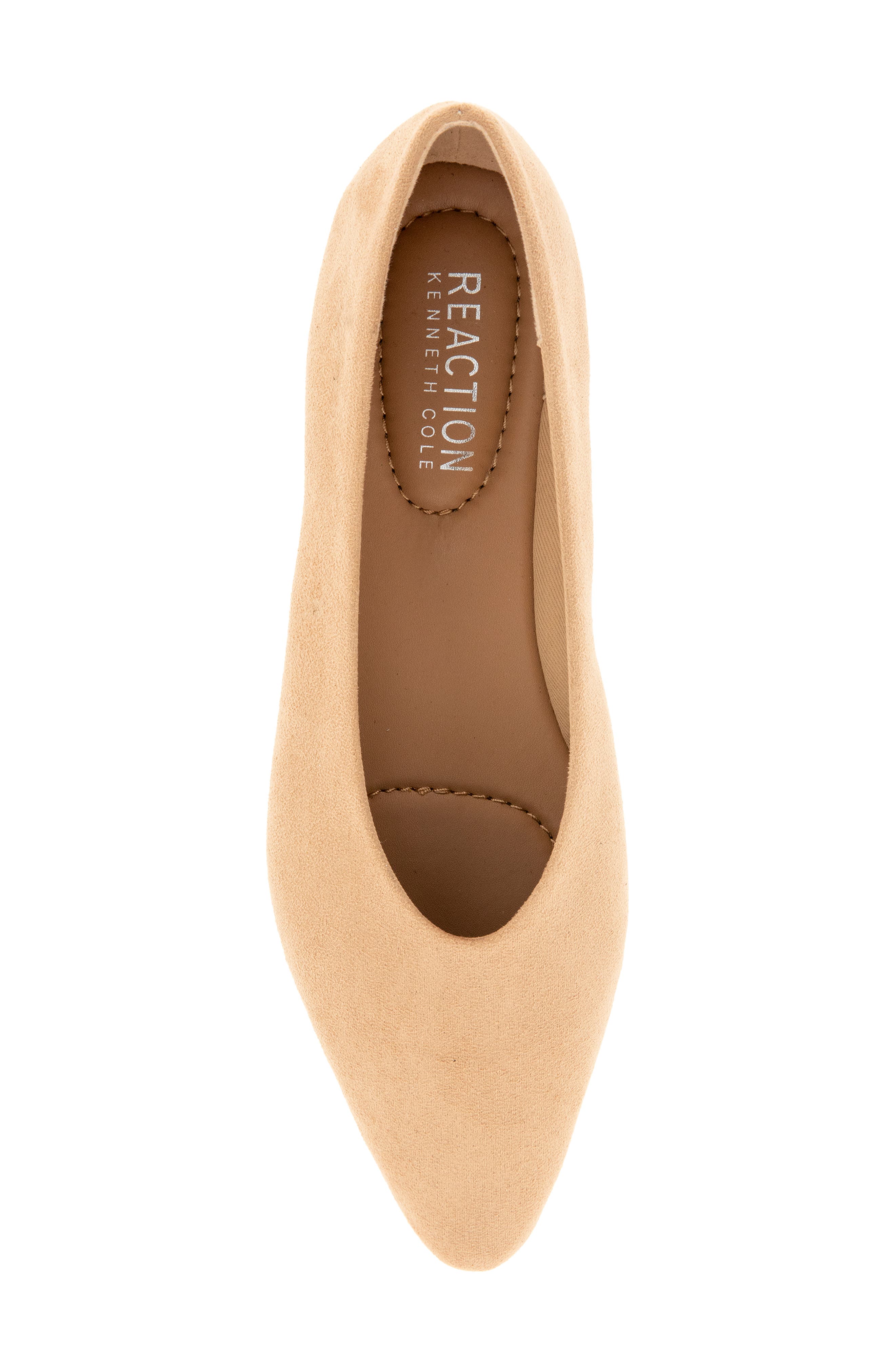Leonore Faux Leather Flat, Alternate, color, TAN MICRO