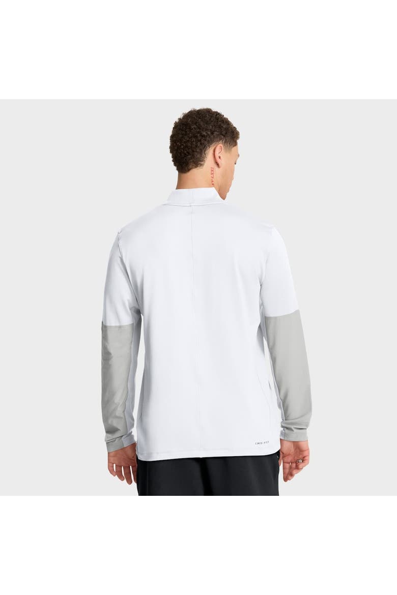 Men's Nike White Texas Longhorns One Goal Performance Half-Zip Pullover, Alternate, color, White