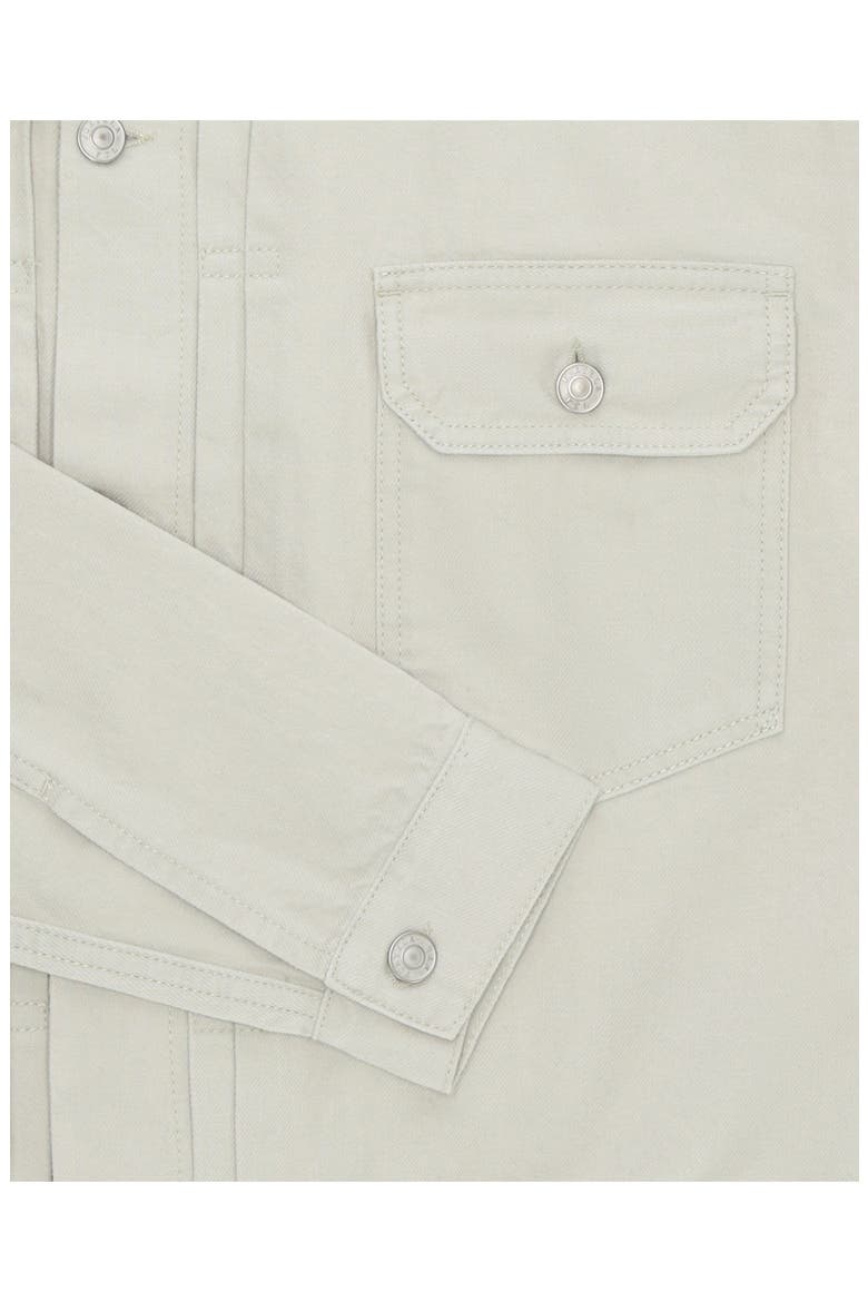 Drill Cotton Jacket, Alternate, color, WHITE