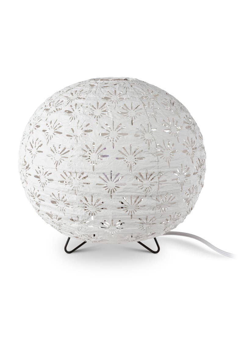 Soji Stella Solace Globe Deco Table Lamp, Main, color, White