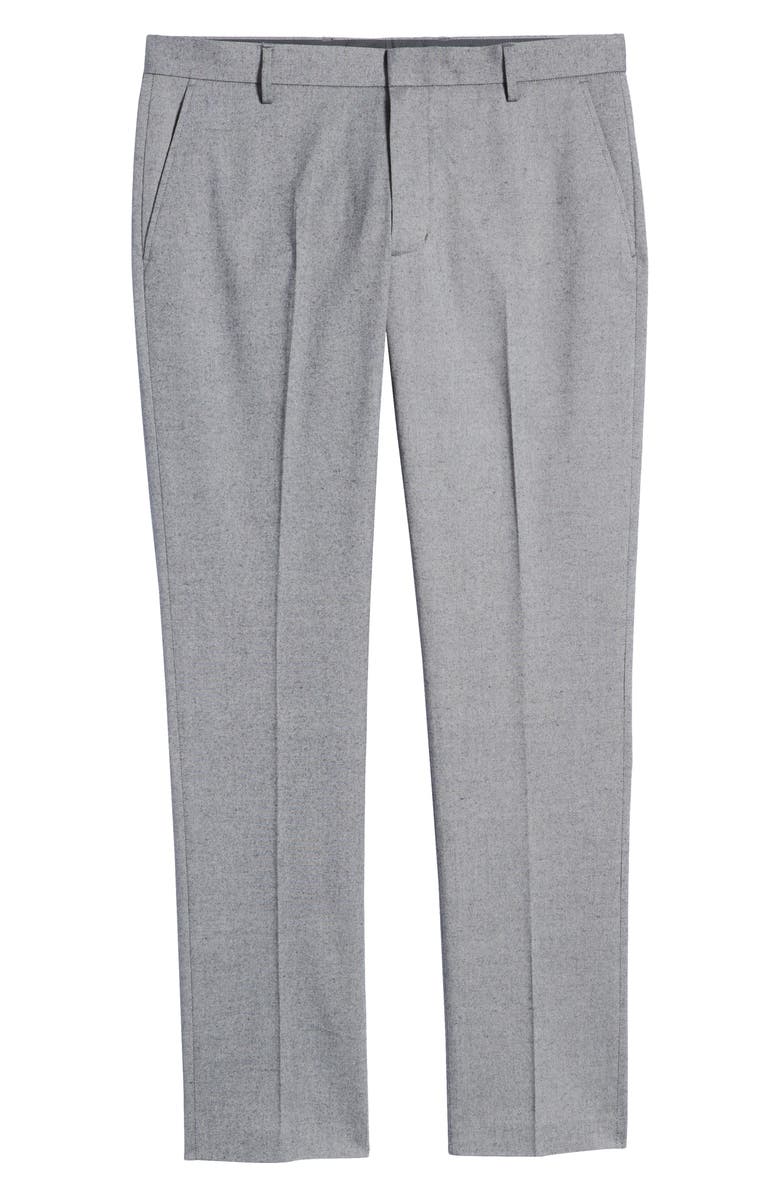 NORDSTROM MEN'S SHOP Slim Straight Leg Textured Chinos, Alternate, color, 