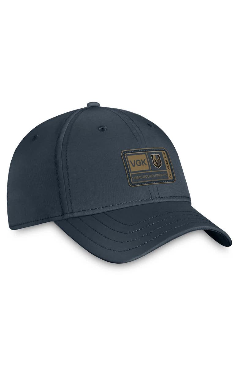 FANATICS Men's Fanatics  Gray Vegas Golden Knights Authentic Pro Training Camp Flex Hat, Alternate, color, Gray