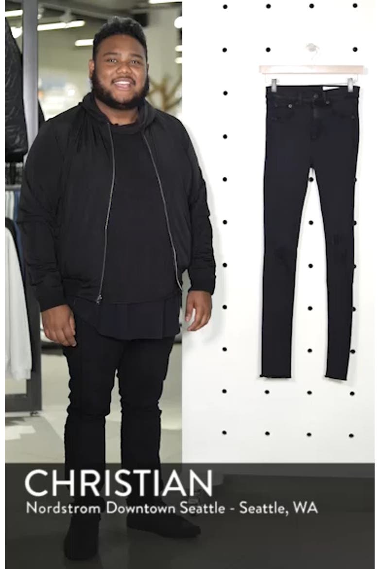 Ripped High Waist Skinny Jeans video