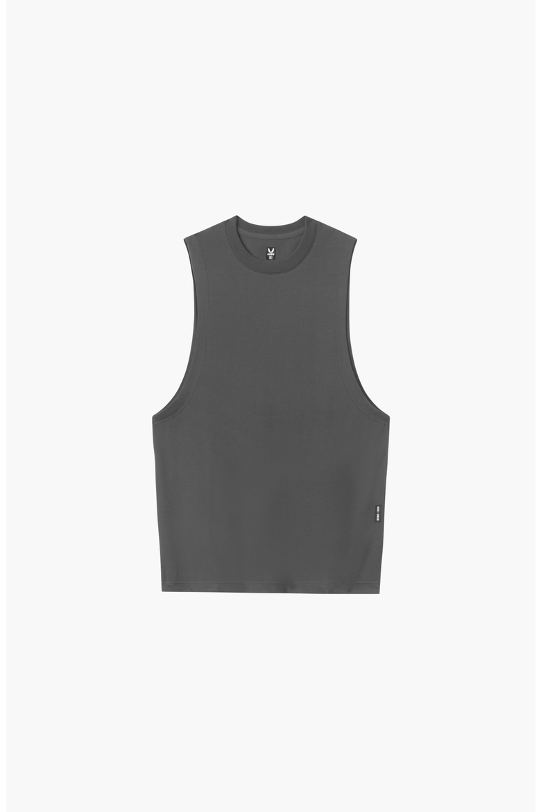 Supima Muscle Tank, Alternate, color, Space Grey