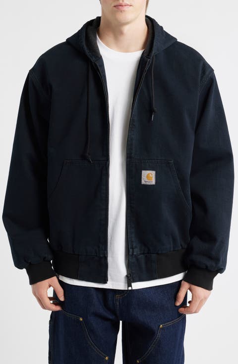 Active Canvas Hooded Jacket