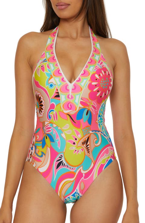 Plunge One-Piece Swimsuit