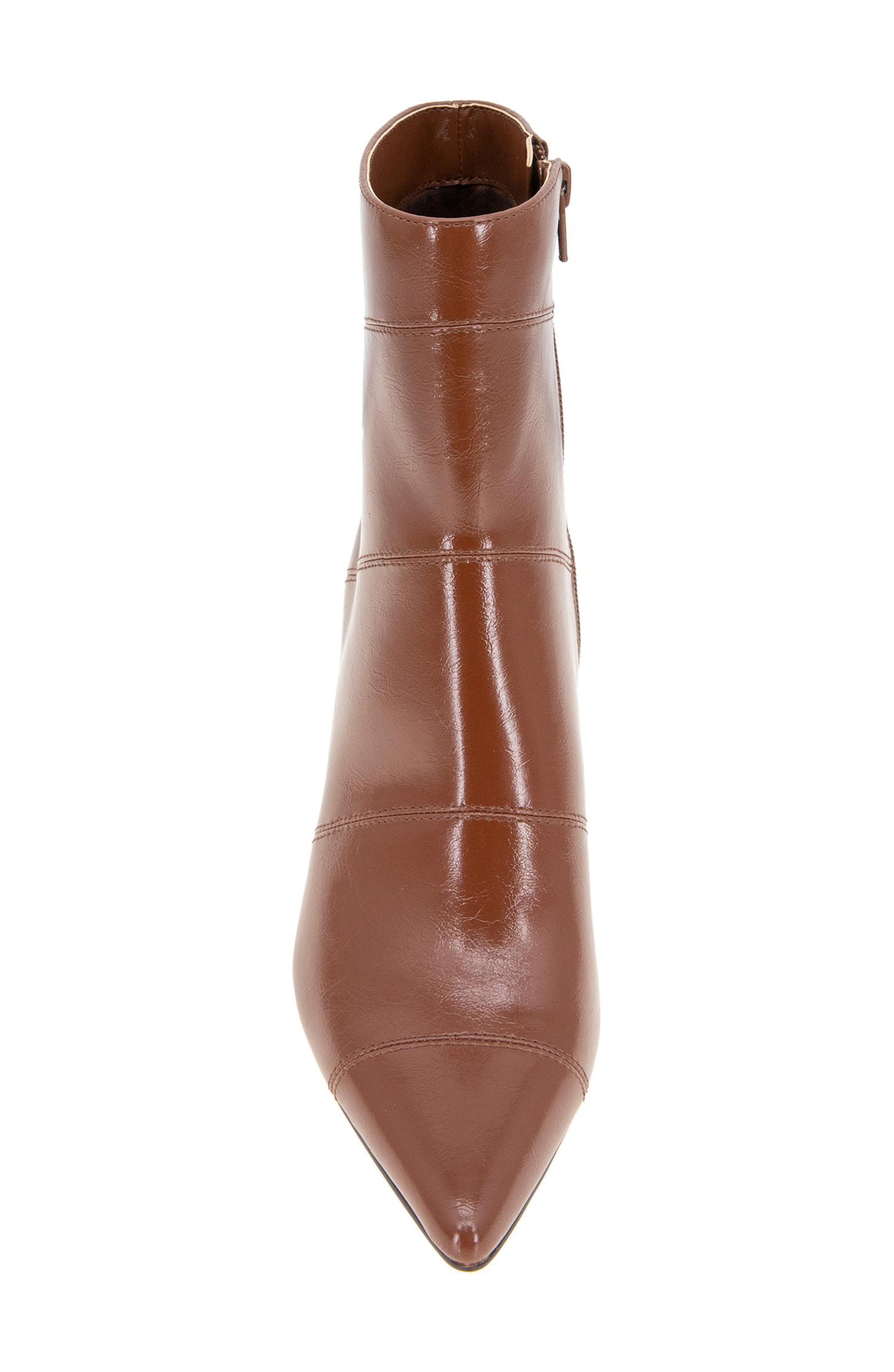 Ivy Pointed Toe Bootie, Alternate, color, BRANDY