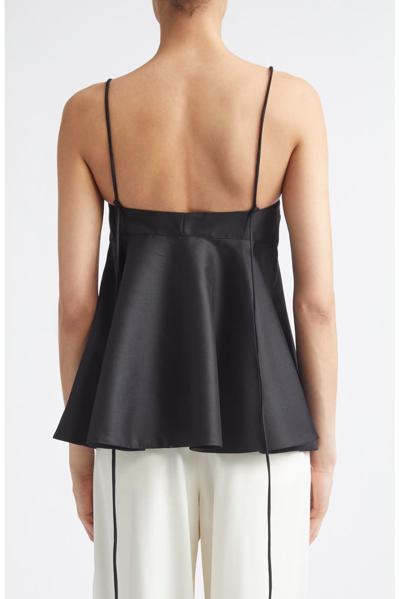 Bustier Peplum Top, Alternate, color, BLACK
