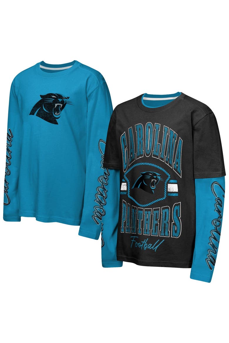 Youth Outerstuff Black Carolina Panthers Motion Combo Set, Main, color, Black