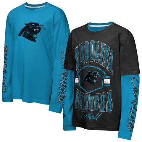 Youth Outerstuff Black Carolina Panthers Motion Combo Set
