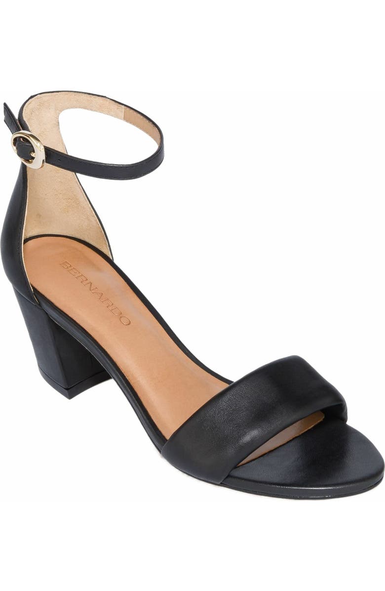 Bernardo Footwear Bowie Ankle Strap Heeled Sandal, Alternate, color,