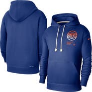 Nike Men's Nike  Blue New York Knicks Courtside Standard Issue Premium Performance Pullover Hoodie