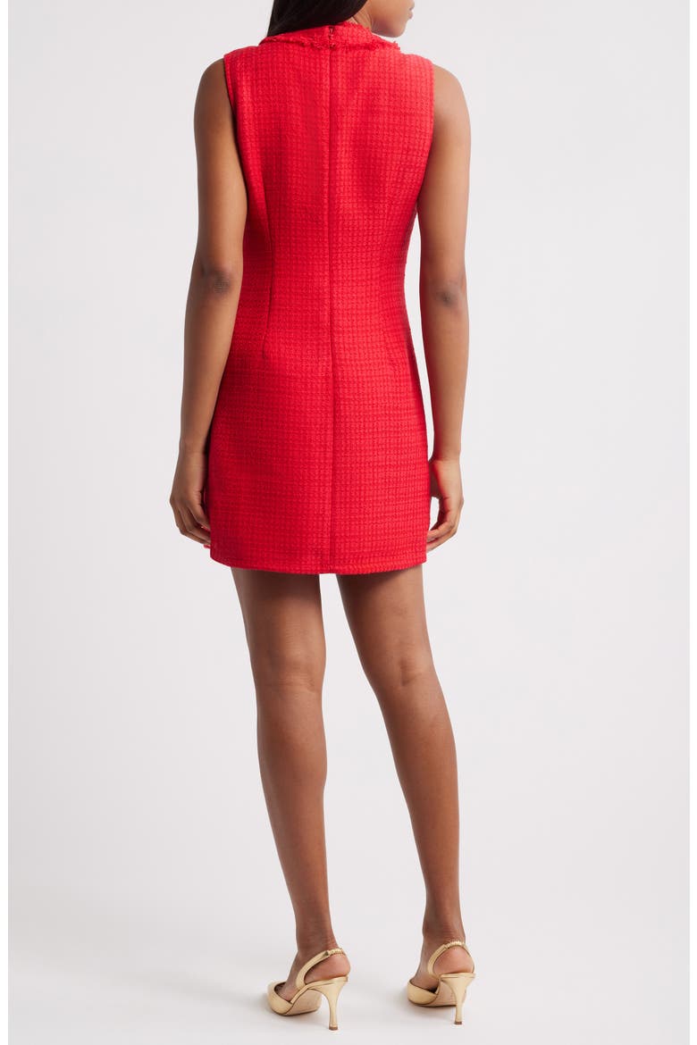 Kayli Button Front Minidress, Alternate, color, RED