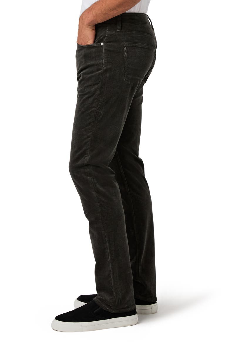 Federal Slim Straight Leg Corduroy Pants, Alternate, color, DARK IRON