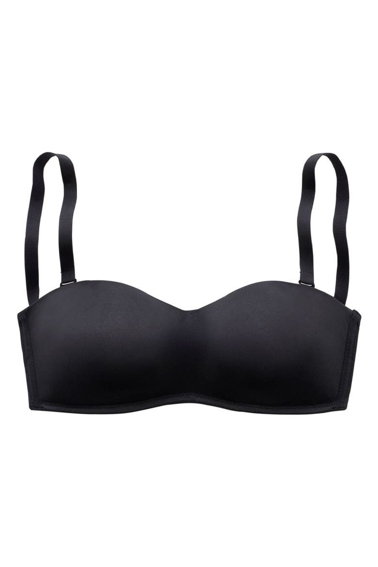 Multiway Strapless T-Shirt Bra, Alternate, color, Black