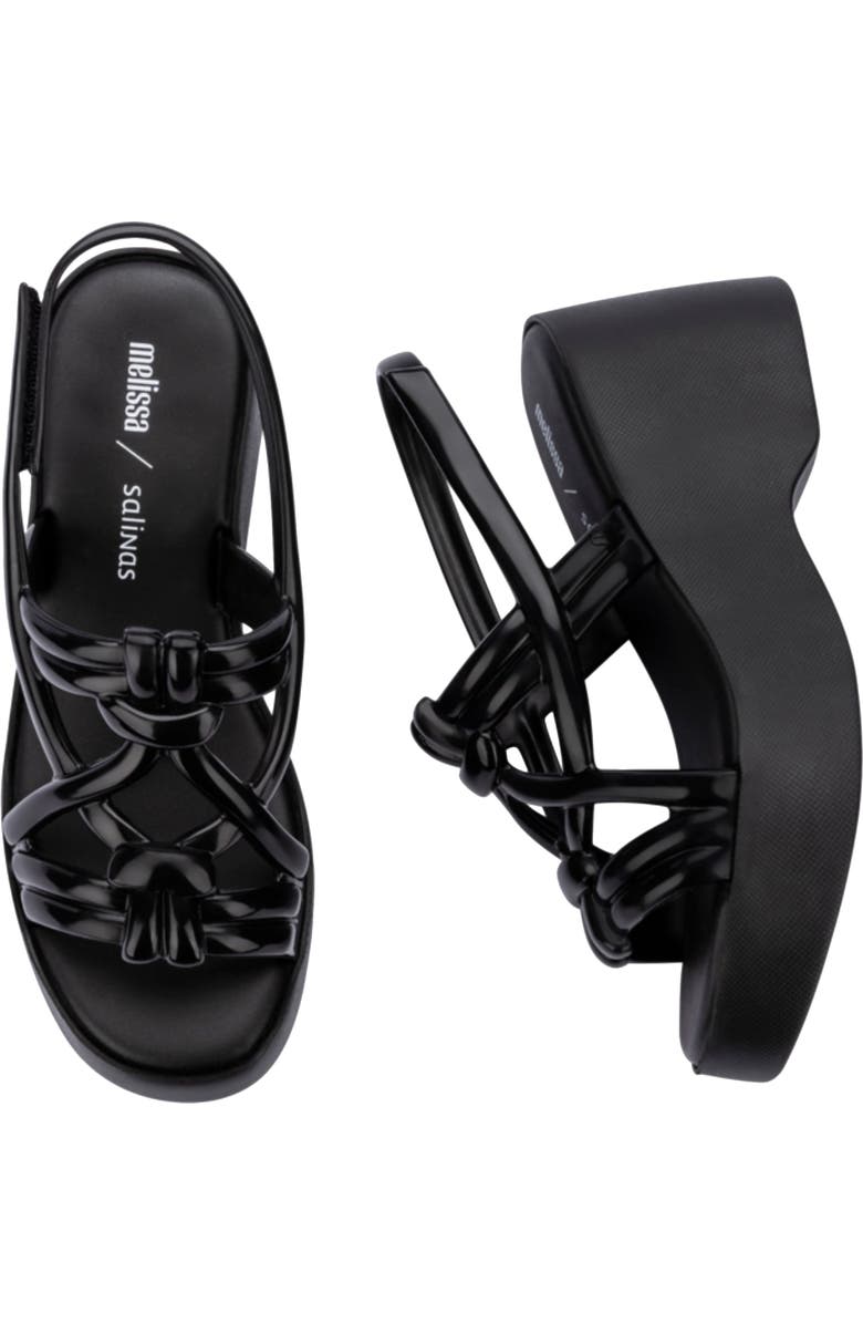 Melissa Sand and Salinas Platform Wedge Sandal, Alternate, color,