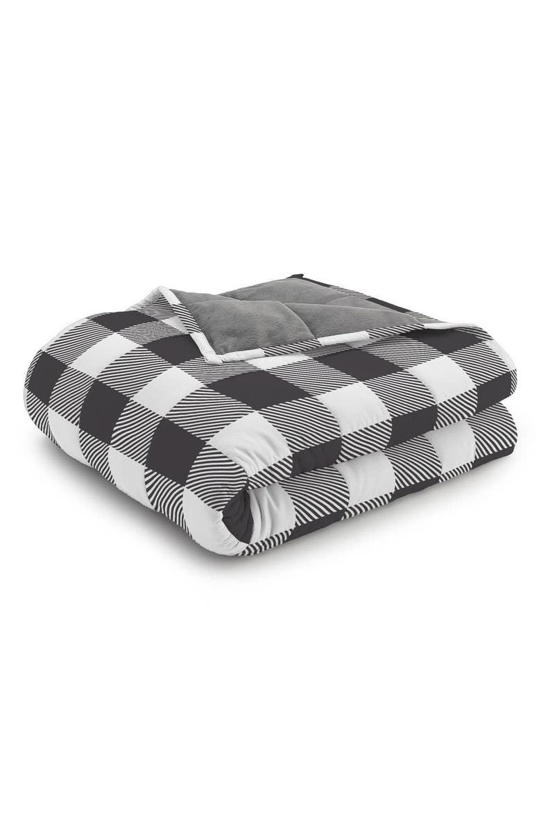 ELLA JAYNE HOME Weighted Blanket - 12 lbs., Main, color, Black White