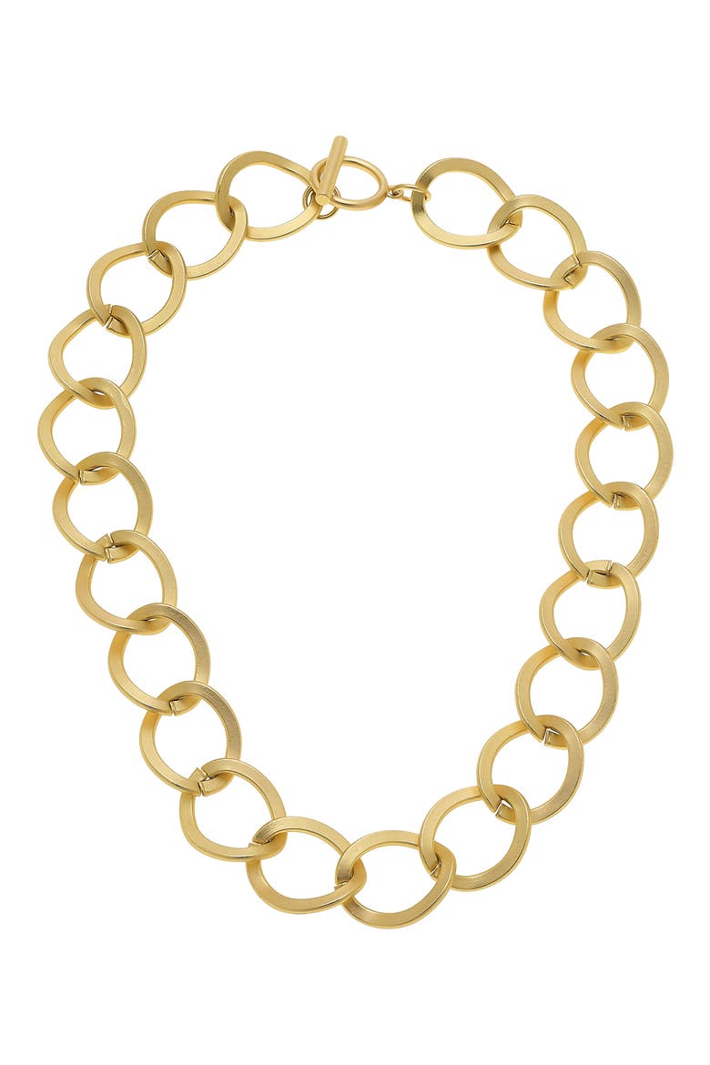 Linnea Statement Chain Necklace, Main, color, GOLD