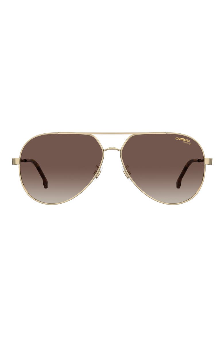 63mm Gradient Oversize Aviator Sunglasses, Main, color, 006J-LA