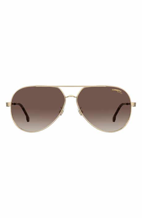 63mm Gradient Oversize Aviator Sunglasses