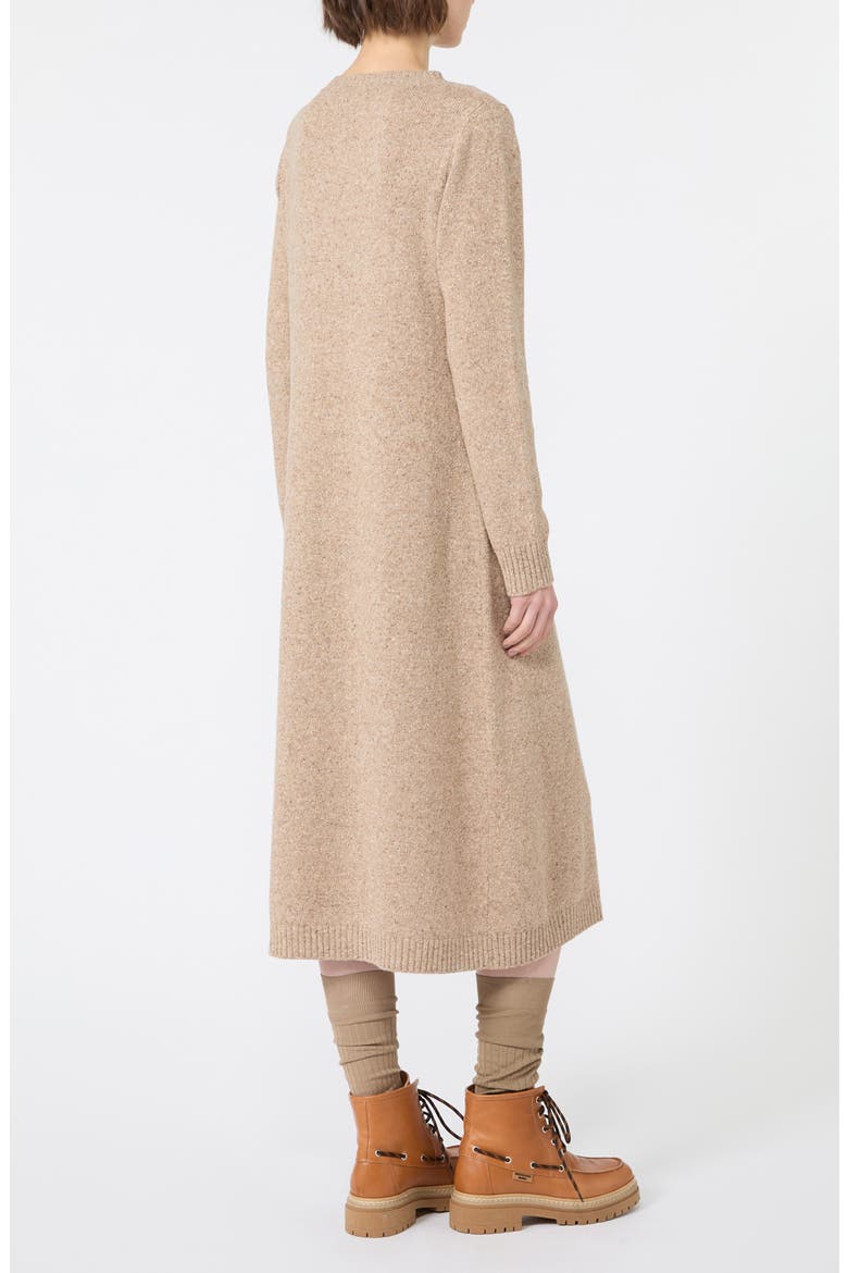 Long Sleeve Knit Dress, Alternate, color, BEIGE